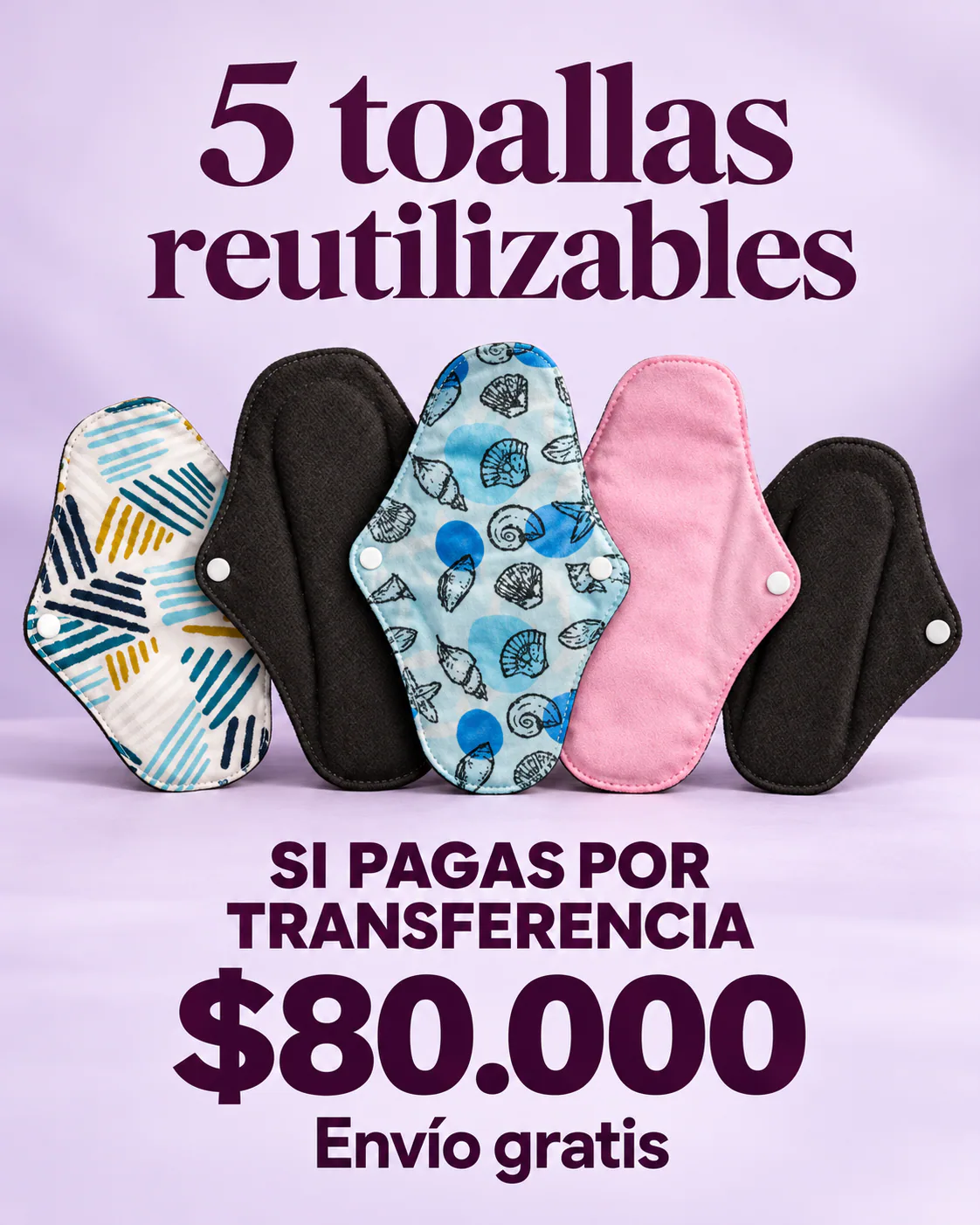 5 Toallas Reutilizables
